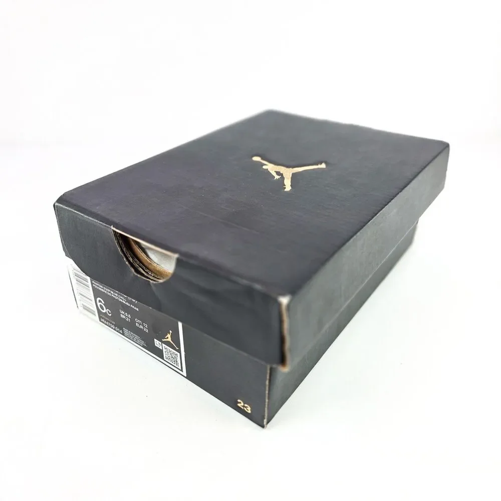 Nike Air Jordan 4 Retro TD Photon Dust Blue Chill Toddler 6C HV4759-014